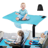 FOTN Toddler Airplane Bed Kids Seat Extender Travel Bed Safe Baby Plane Essentials Portable Long Tri