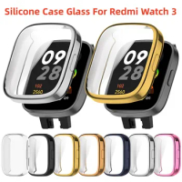 Protective Case Tempered Glass Redmi Watch 3 Soft Tpu Protective Screen Protector Bumper Enclosure For Redmi Smartwatch 3 Cover