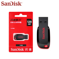 100% Original SanDisk CZ50 Pendrive 128GB USB Flash Drive USB 2.0 pendrive U Disk Mini Flash Drive Cruzer Blade usb flash drive