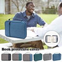 Prayer Book Storage Handbag Protective Bible Cover Book Christmas Church Prayer Bag Waterproof Dust-proof Zipper Book Case
