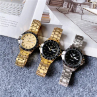 2024 Seiko Chronograph Luxury Multifunctional Stainless Steel Non-Mechanical Quartz Belt Men's Sport Watch with Gift Box