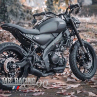 baru Knalpot Racing Custom Yamaha XSR155 - Yamaha XSR 155 Underbelly - Kolong Type RAM Black Doff
