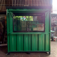 Booth / Stand / Gerobak Container knockdown modular 2x1.5x2