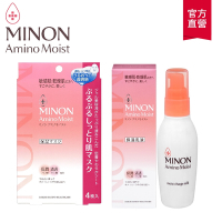 MINON蜜濃 水潤保濕修護面膜4枚x1+MINON蜜濃 豐潤保濕乳液100gx1(超值2件組)
