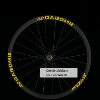 Wheel Sticker Set for DABOMB Mountain Bike Bicycle MTB Rim Reflective Fluorescent Color 26er 27.5er 29er