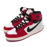 Nike 休閒鞋 Air Jordan 1代 KO 帆布 男鞋 喬丹 AJ1 Chicago 芝加哥 白 紅 DA9089100