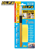 耀您館｜日本OLFA細工筆刀組AK-4/BP(附6種刀片替刃)筆形雕刻刀筆型雕刻筆刀等距刻線刀切割刀模型刀公仔刀刻線工具【全館299超取免運】【APP下單點數4倍送】
