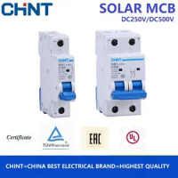 CHINT NB1-63DC 1P 2P MCB Mini DC Circuit Breaker DC 12V 24V 250V FOR PV ( Solar ) system 10A 16A 20A 32A 40A 63A CE