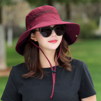 帽子女 防曬帽戶外防紫外線新款遮臉遮陽帽洋氣百搭大沿帽沙灘帽
