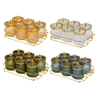 Bộ tô đựng đồ ăn nhẹ chia nhỏ phong cách Bắc Âu và khay phục vụ kẹo/món khai vị