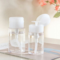壓取式分裝瓶(150ML) 透明 壓取瓶 化妝水 卸妝水 化妝工具 按壓空瓶 分裝 ♚MY COLOR♚【N451】