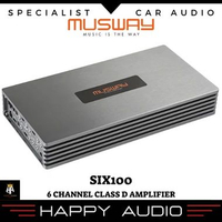 Power Amplifier 6 Channel MUSWAY SIX100 6-Channel Full Range Class D Amplifier ORIGINAL BERGARANSI R