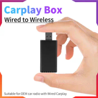 Wireless Carplay Adapter Car Mini AI Box for Apple Car OEM Wired CarPlay To Wireless CarPlay USB Dongle Plug and Play Playaibox