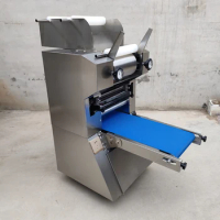 Electric Noodle Press Machine Stainless Steel Dough Roller Dumpling Wrapper Machine Commercial Noodle Maker