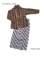 Setelaan Kebaya Lurik Anak Perempuan Set Baju Adat Jawa Anak Perempuan Terlaris