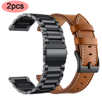 Leather Gear S3 frontier strap For ticwatch pro / ticwatch E2 / ticwatch s2 correa Ticwatch 2nd 42MM / Ticwatch E TICWATCH NFC,