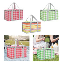 Insulated Food Delivery Bag with Handle Sturdy Zipper Insulated Cooler Bag for