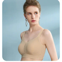 BIMEI Mastectomy Bra Pocket Bra Women's Cotton Front-Closure Leisure Bra2432