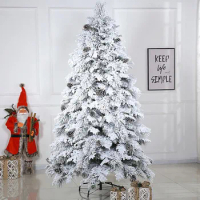 Simulation Snow Christmas Tree With Pine Cones Artificial Xmas Decoration Ornament Home Garden Decoration Frunishings Artware