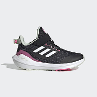Adidas EQ21 Run 2.0 EL K [GV9481] 中童 慢跑鞋 運動 休閒 緩震 魔鬼氈 包覆 黑 紫