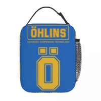 Lunch Boxes Ohlins Suspension Car Motorcycle Sport Racing Merch Shock Ohlins RXF34 M.2 Lunch Container Cooler Thermal Bento Box