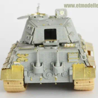 ET Model 1/72 E72-004 WWII German KING TIGER (Henschel Turret) Detail Up part