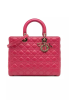 Dior 二手 Dior 大羊皮 Cannage Lady Dior 手袋