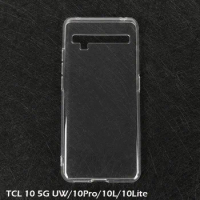 Clear Soft TPU Case For TCL 10 5G UW Case Silicone Soft Back Cover TCL 10 Pro 10L 10 Lite Case Anti-knock TPU Capa Phone shell