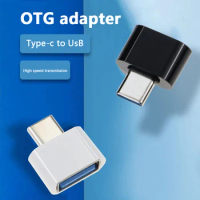 2Pcs Male To Female Type-C To USB OTG Converter For Flash Drive Mouse Type-C Male To USB Female OTG Function