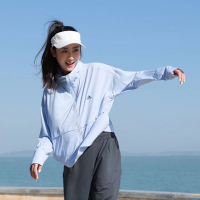 【adidas 愛迪達】 防曬連帽外套 抗 UV 女 IT2488