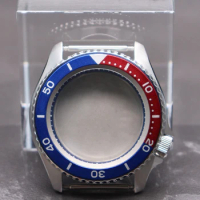 42.5mm Watch Cases Blue Green Black Chapter Ring Tuna Case Mod Skx007 Skx009 Skx013 Skx6105 Mod For Seiko NH34 Nh35 36 Movement