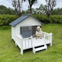 Rainwater Proof Dog House Four Seasons Universal Cattery Courtyard Dog Villa Outdoor Dog House Dog Crate