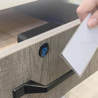 RFID Electronic Cabinet Lock RFID Lock with 2 Key Electronic Cabinet Lock Smart Sensor for Wooden Drawer Locker Cupboard