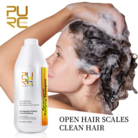 PURC 1000ml Purifying Shampoo Keratin Hair Teatment Deep Cleaning Shampoo Professional Hair Salon Products