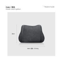 2025 zeekr 009/zeekr x Suede Headrest Car Dedicated Seat Pillow Lumbar Pillow Breathable สบายอุปกรณ์