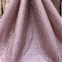 MEWAH  !!  Kain Kebaya Tile Payet Spangle / Bahan Tulle Tile Brokat Payet ( Per 50 Cm)