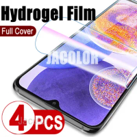 4pcs Soft Hydrogel Film For Samsung Galaxy A23 A22 5G 4G A21 A21s Gel Protection Screen Protector Sansung A 22 23 21 s 21s 5 4 G