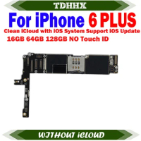Motherboard For iPhone 6 Plus Clean iCloud 64gb Mainboard With system 16gb Logic Board 128gb Full Function Support Update