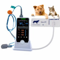 Handheld Touch Screen Veterinary Multi-parameter Cat Dog Animal Vet Pulse Oximeter