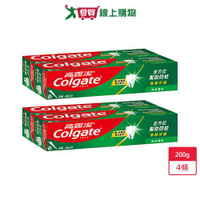 高露潔美氟寶牙膏-特涼薄荷200g x 2條 x 2入【愛買】