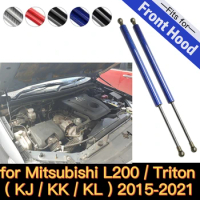 Hood Struts for 2015-2021 Mitsubishi L200 Triton Strada Fiat Fullback Ram 1200 Front Bonnet Lift Supports Shock Dampers Absorber