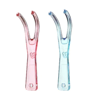1Set Durable Pink Blue Dental Floss Holder Aid Oral Picks Teeth Care Interdental Teeth Cleaning Breath Fresh Oral Care Tool