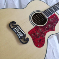 free shipping unique 6 string 43 inch J20 acoustic guitar, folk guitar,Spruce plywood guitar,flamed maple veneer back
