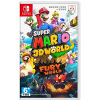 【Nintendo 任天堂】NS Switch 超級瑪利歐3D世界+狂怒世界 中文版(台灣公司貨)