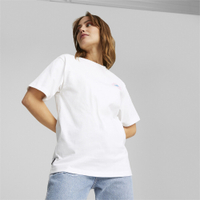 PUMA 短T 流行系列 DOWNTOWN 白 圖樣 寬鬆 短袖 T恤 女 53972402