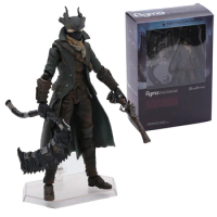 PS4 Bloodborne Games Figure Hunter Figma 367 PVC Action Figure Model Collection Toy Doll Gifts 15CM