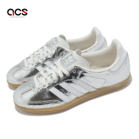 adidas 德訓鞋 Samba OG W 女鞋 銀 白 復古 休閒鞋 爆裂紋 愛迪達 JR0035