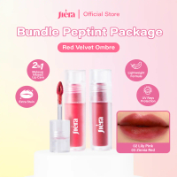 JIERA Lip Peptint 3,5ml Shade 0.2 Lily Pink + Shade 0.3 Zinnia Red