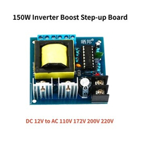 150W Inverter Boost Step-up Board DC 12V to AC 110V 172V 200V 220V Transformer Power Car Converter Module High Frequency Module