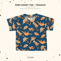 Bohopanna Dino Short Tee - Atasan Anak 1Y Triassic